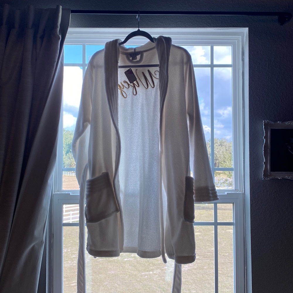 White “wifey” robe
